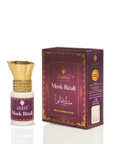 AL AHMED PREMIUM MUSK RIZALI ATTAR ROLL ON PERFUME | LONG LASTING FRAGRANCE PERFUME FOR MEN AND WOMEN | 100% ALCOHOL FREE ATTAR PERFUME | (6ML) - Al Ahmed India