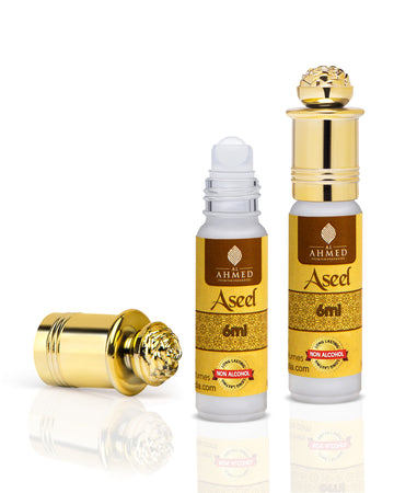 AL AHMED ASEEL ATTAR ROLL ON PERFUME | LONG LASTING FRAGRANCE PERFUME FOR MEN AND WOMEN | 100% ALCOHOL FREE ATTAR PERFUME | 6ML)