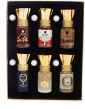 Al Ahmed Premium Attar Combo Set x 6ml | White Oud | Arabic Oud| Safa | Musk Amber | Habibi | wahid - Al Ahmed India