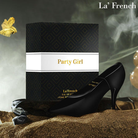 LA' French Party Girl Perfume for Women - 85ml | Eau De Parfum | Premium Long Lasting Luxurious Scent | Classic French Fragrance | Vanilla & Sandalwood Enriched | Perfume Gift Set (Pack of 1)