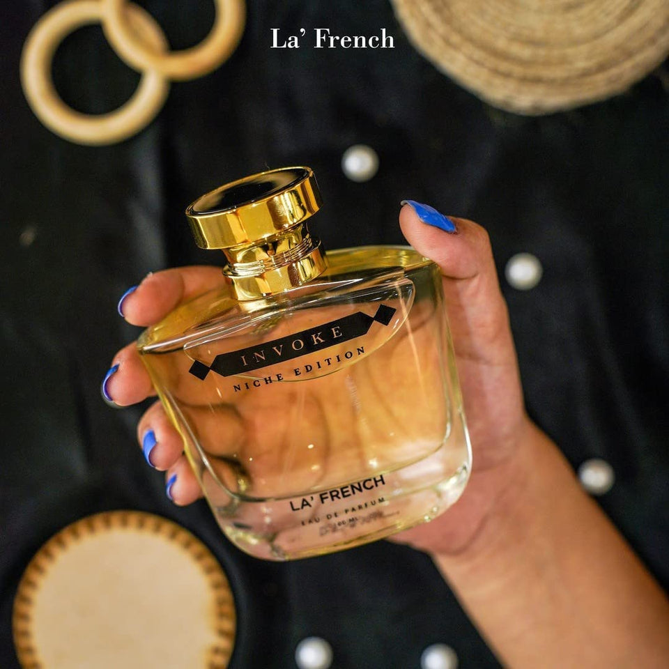 La french Invoke Perfume for Men - 100ml | Luxury Gift | Extra Long Lasting Smell | Premium French Fragrance Scent | Eau De Parfum