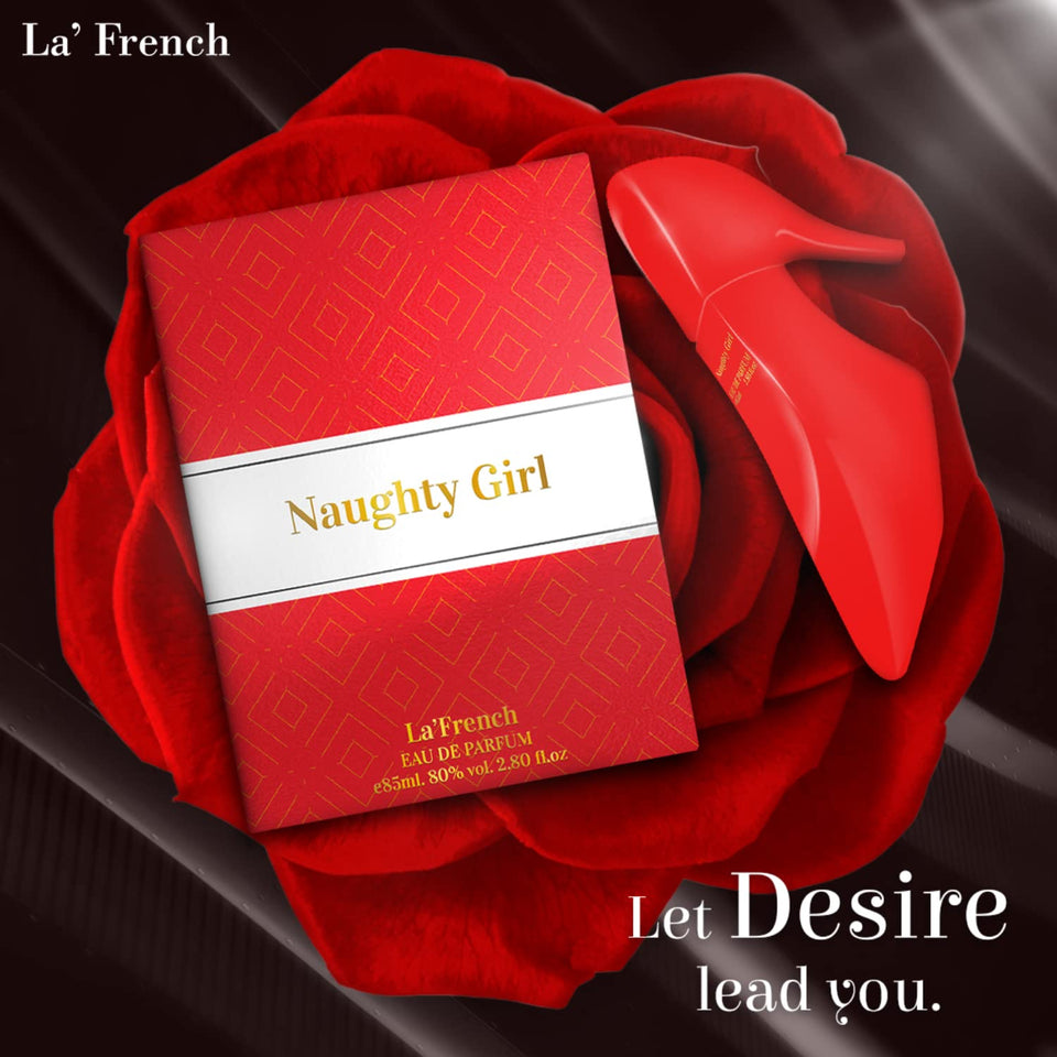 La French Hottie Girl Perfume for Women 85ml | Premium Long Lasting Womens Perfume Scent | Date night fragrance Body Spray for Women | Perfume Gift Set for Wife Girlfriend.