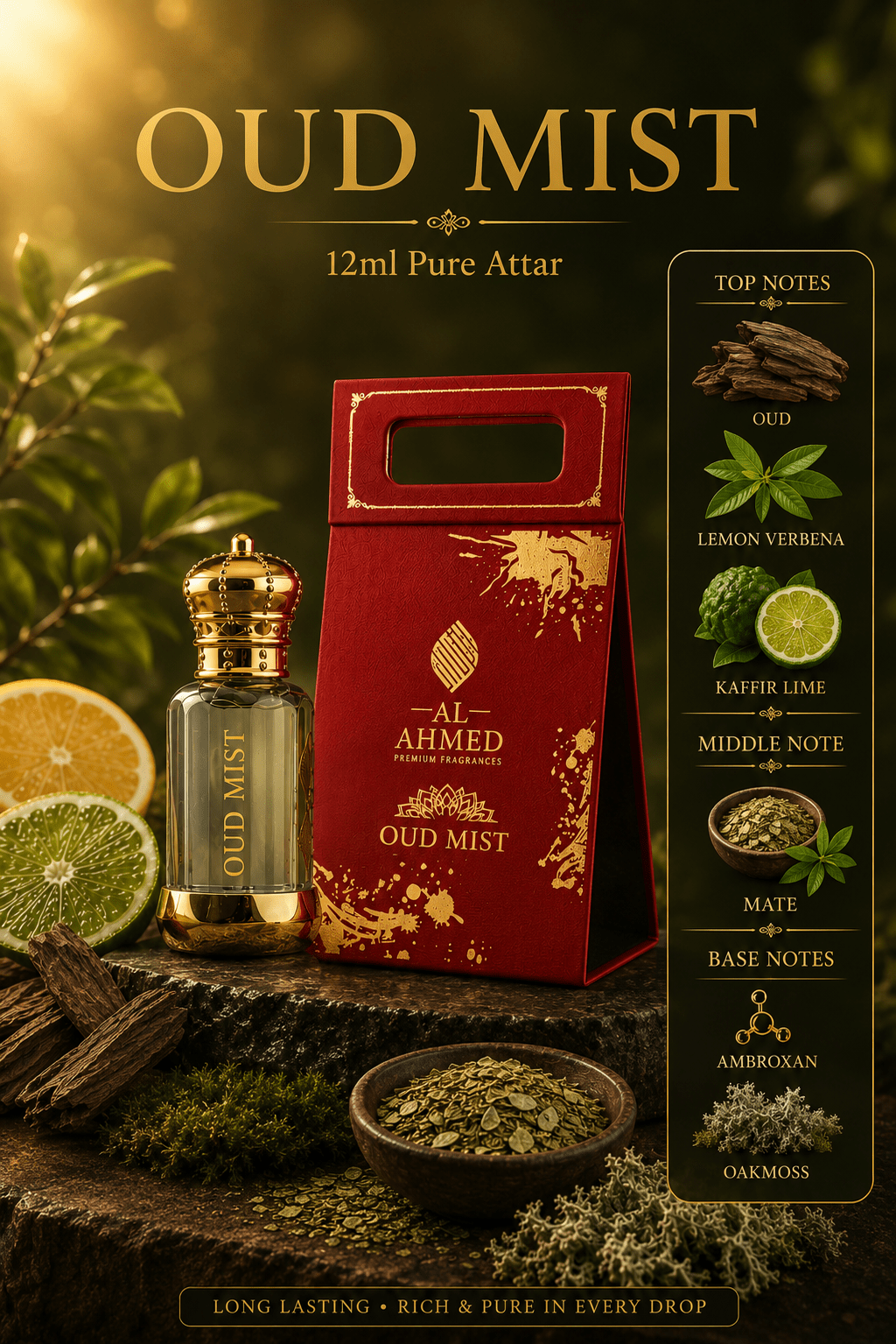Oud Mist by AL AHMED A Breath of Refined Oud - Al Ahmed India