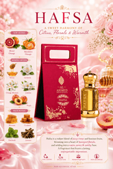 HAFSA For Her By AL AHMED – The Essence of Feminine Elegance 12ml Non Alcholic Attar - Al Ahmed India