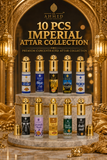 Al Ahmed 10 PCS Imperial Attar Collection | 6ml Each | Alcohol-Free Concentrated Perfume Oil | Long-Lasting Unisex Attar Gift Set for Men & Women | Premium Fragrance Combo