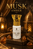 AL AHMED Musk Amber Non Alcoholic Attar 6ml | Premium Long Lasting Roll On Perfume Oil | Rich Musk, Amber & Oud Fragrance | Unisex - Al Ahmed India