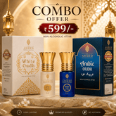 PREMIUM WHITE OUD & ARABIC OUD ATTAR - COMBO OFFER - Al Ahmed India