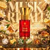 AL AHMED PREMIUM MUSK RIZALI ATTAR ROLL ON PERFUME | LONG LASTING FRAGRANCE PERFUME FOR MEN AND WOMEN | 100% ALCOHOL FREE ATTAR PERFUME | (6ML)