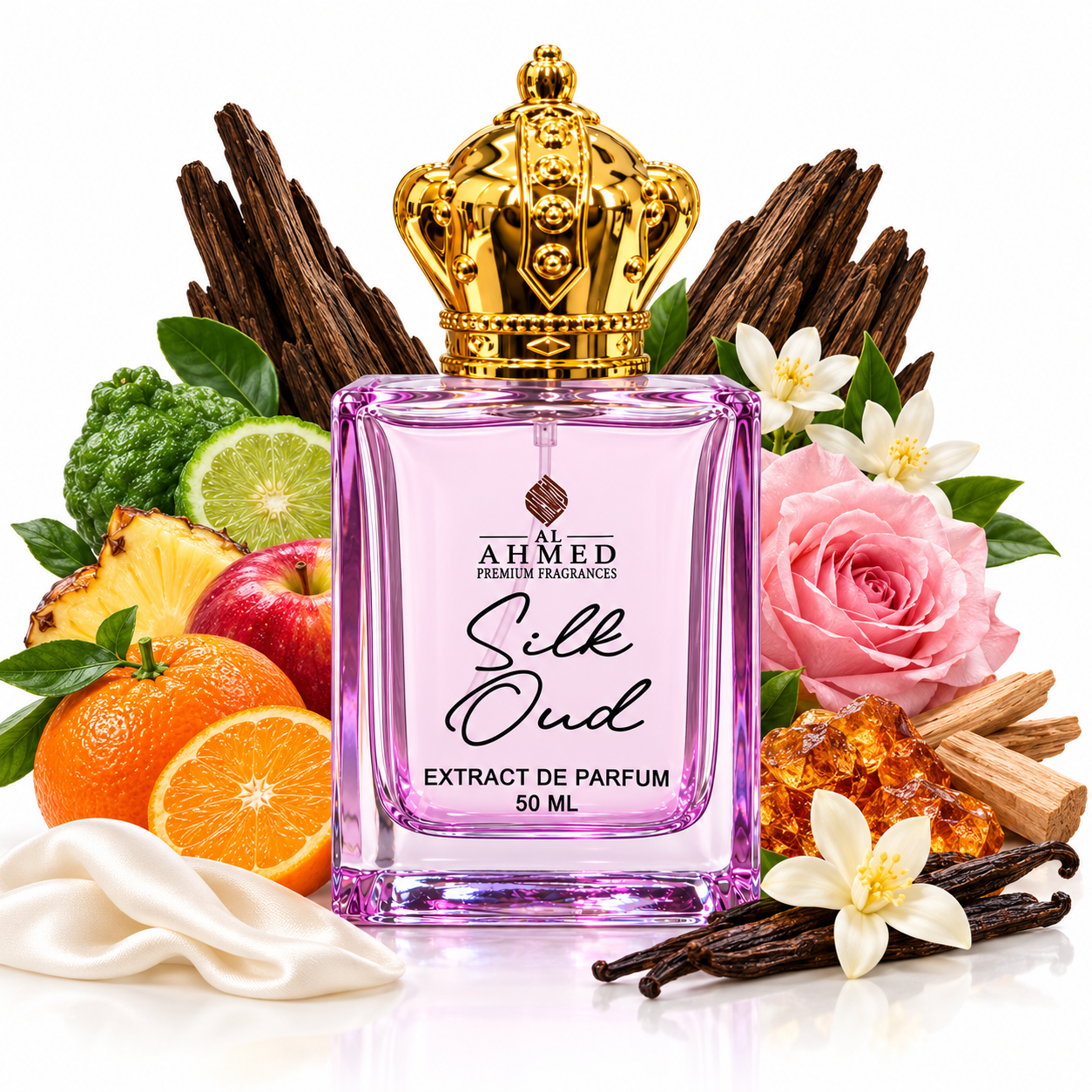 Silk Oud | Extrait De Parfum by Al Ahmed – 50ml for Unisex | Long Lasting - Al Ahmed India