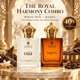 The Royal Harmony Combo by Al Ahmed | White Oud + Qahwa | Fresh Elegance Meets Warm Indulgence | 2 × 100 ml Extrait De Parfum - Al Ahmed India