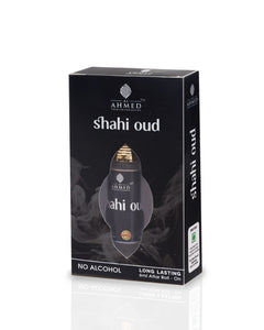 AL AHMED SHAHI OUD ATTAR ROLL ON PERFUME | LONG LASTING FRAGRANCE PERFUME FOR MEN AND WOMEN | 100% ALCOHOL FREE ATTAR PERFUME | 6ML)
