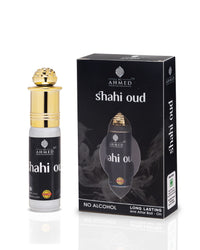 AL AHMED SHAHI OUD ATTAR ROLL ON PERFUME | LONG LASTING FRAGRANCE PERFUME FOR MEN AND WOMEN | 100% ALCOHOL FREE ATTAR PERFUME | 6ML)