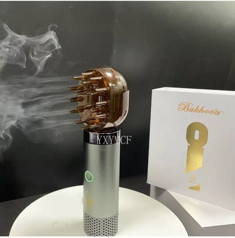 Electric Portable Bakhoor Burner with Hair Comb Smart Bakhoor Holder With Free Bakhoor Electric Portable Bakhoor Burner with Hair Comb Smart Bakhoor Holder With Free Bakhoor