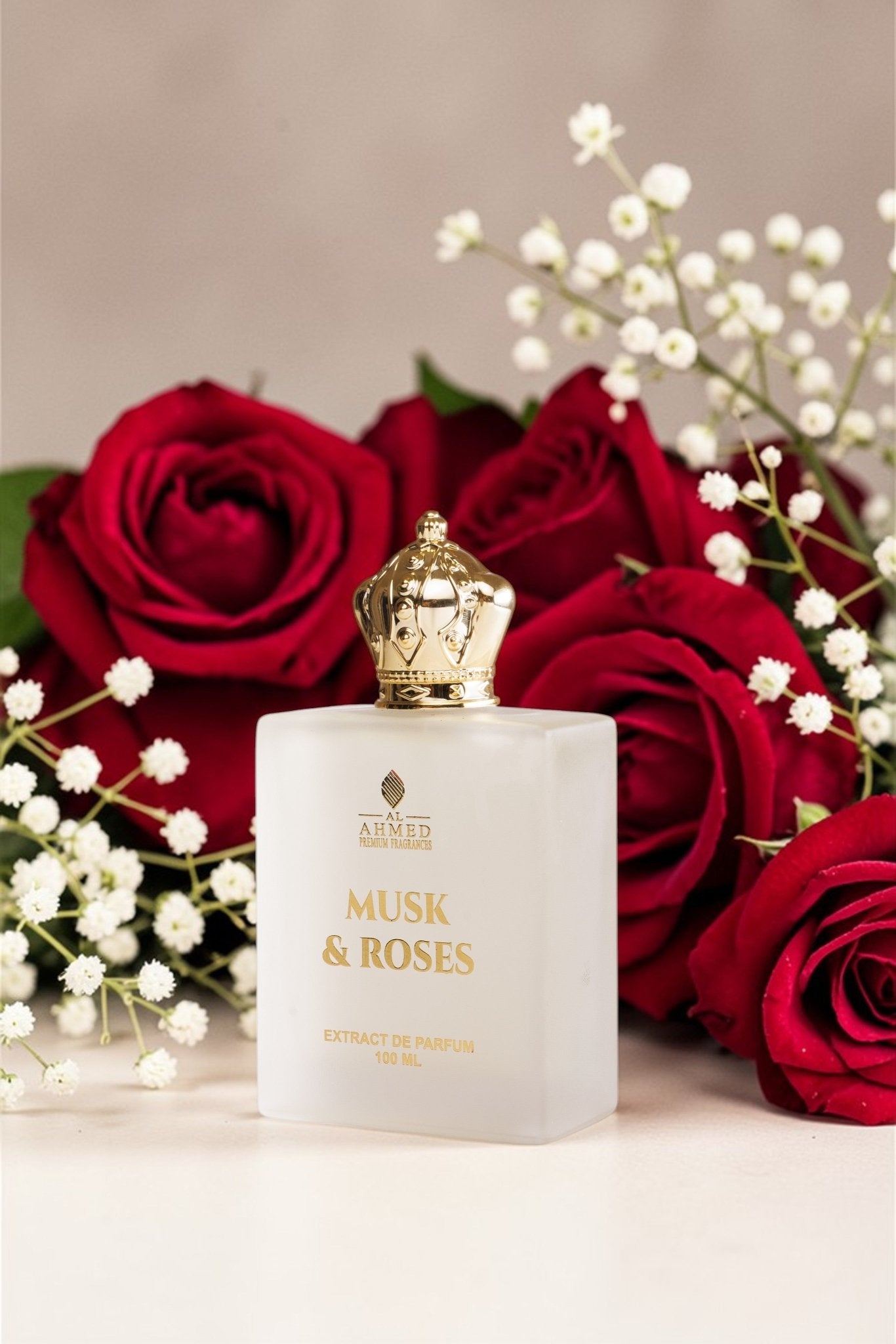 Musk & Roses | Extrait De Parfum by Al Ahmed – 100ml for Unisex | Long Lasting - Al Ahmed India