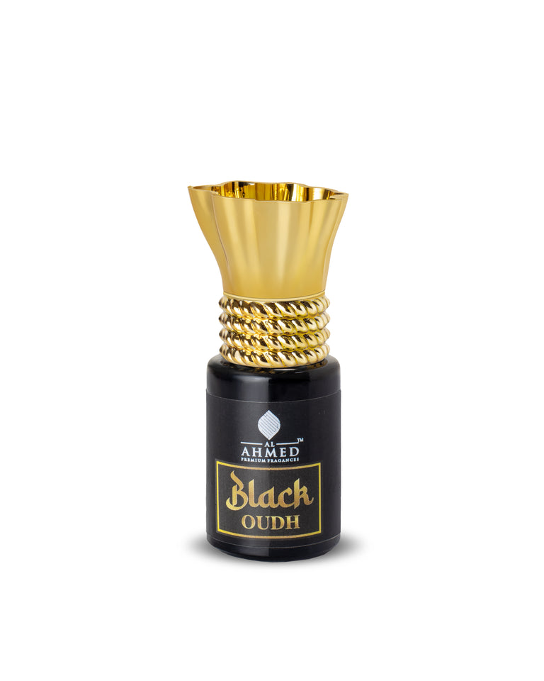 AL AHMED PREMIUM BLACK OUDH ATTAR ROLL ON PERFUME | LONG LASTING FRAGRANCE PERFUME FOR MEN AND WOMEN | 100% ALCOHOL FREE ATTAR PERFUME | (6ML)