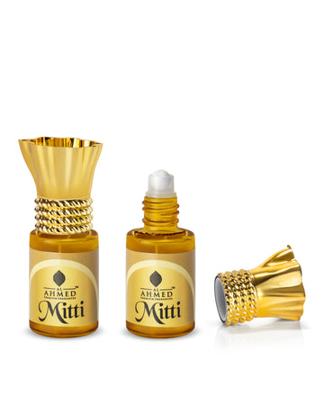 Al Ahmed Mitti Attar | 100% Natural Fragrance, Alcohol Free Pure and Natural Long Lasting Attaer For Unisex Men & Women | (6ml)