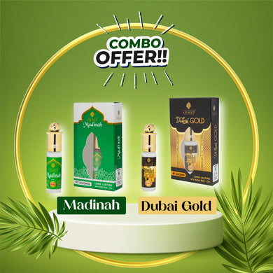 Maddinah & Dubai Gold Attar - Combo Offer