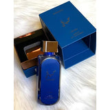 Lattafa Hayati (Blue) Long Lasting Imported Eau De Perfume 100 ml for Men and Women, Package - Pack of 1 (Hayati Blue Perfume, 100ml Pack of 1)