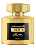 Lattafa Confidential Private Gold Eau De Parfum 100ml Unisex