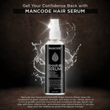 Mancode Hair Serum for Men Instant Shine & Smoothness Regular Use For Dry & Wet Hair Gives Frizz Free Soft & Silky Hair - 100ml