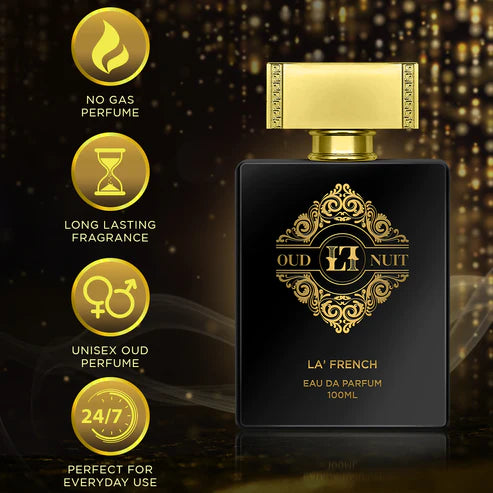 La French Oud Nuit Perfume for (Men) 100ml Eau De Parfum