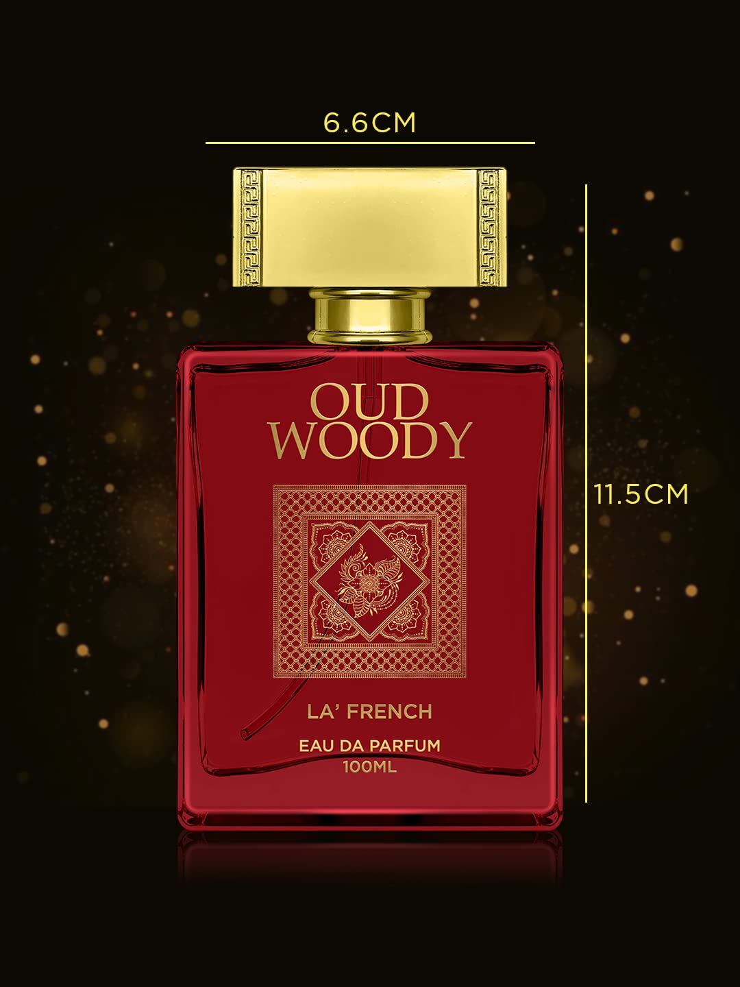 La French Oud Woody Eau De Parfum Unisex Perfume for Men & Women | with Sandalwood Agarwood & Woody | Long Lasting EDP Fragrance Scent, 100 Ml