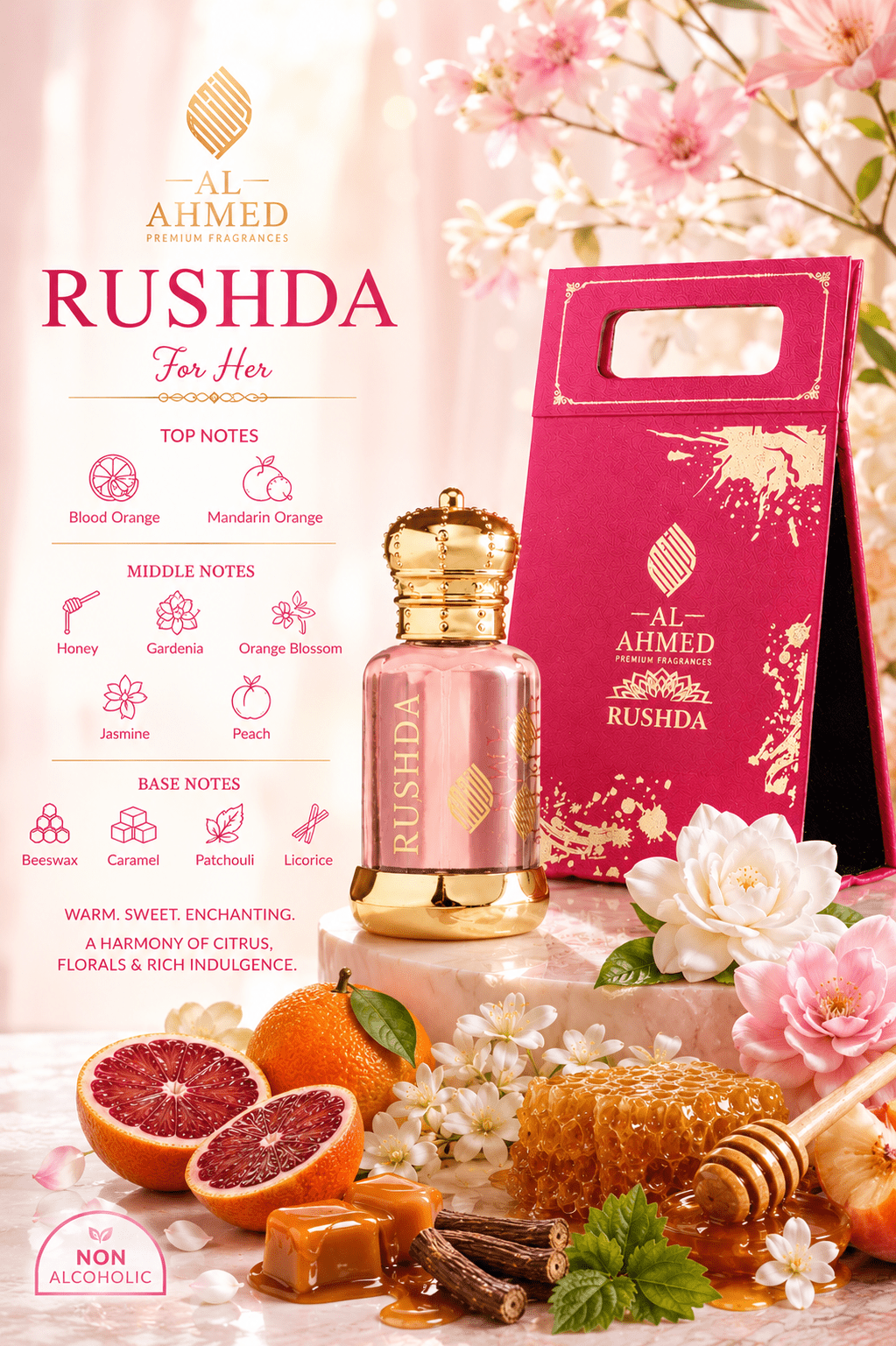 RUSHDA by AL AHMED – For Her Where Sweetness Meets Elegance.
