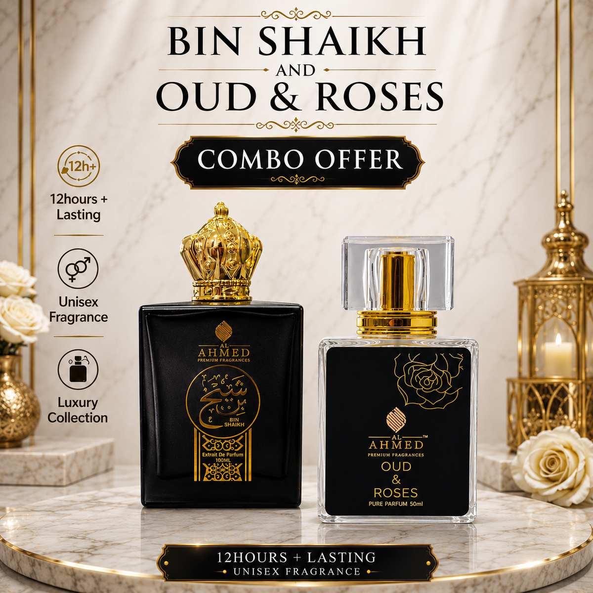 Bin Shaikh & Oud & Roses – Luxury Duo Collection