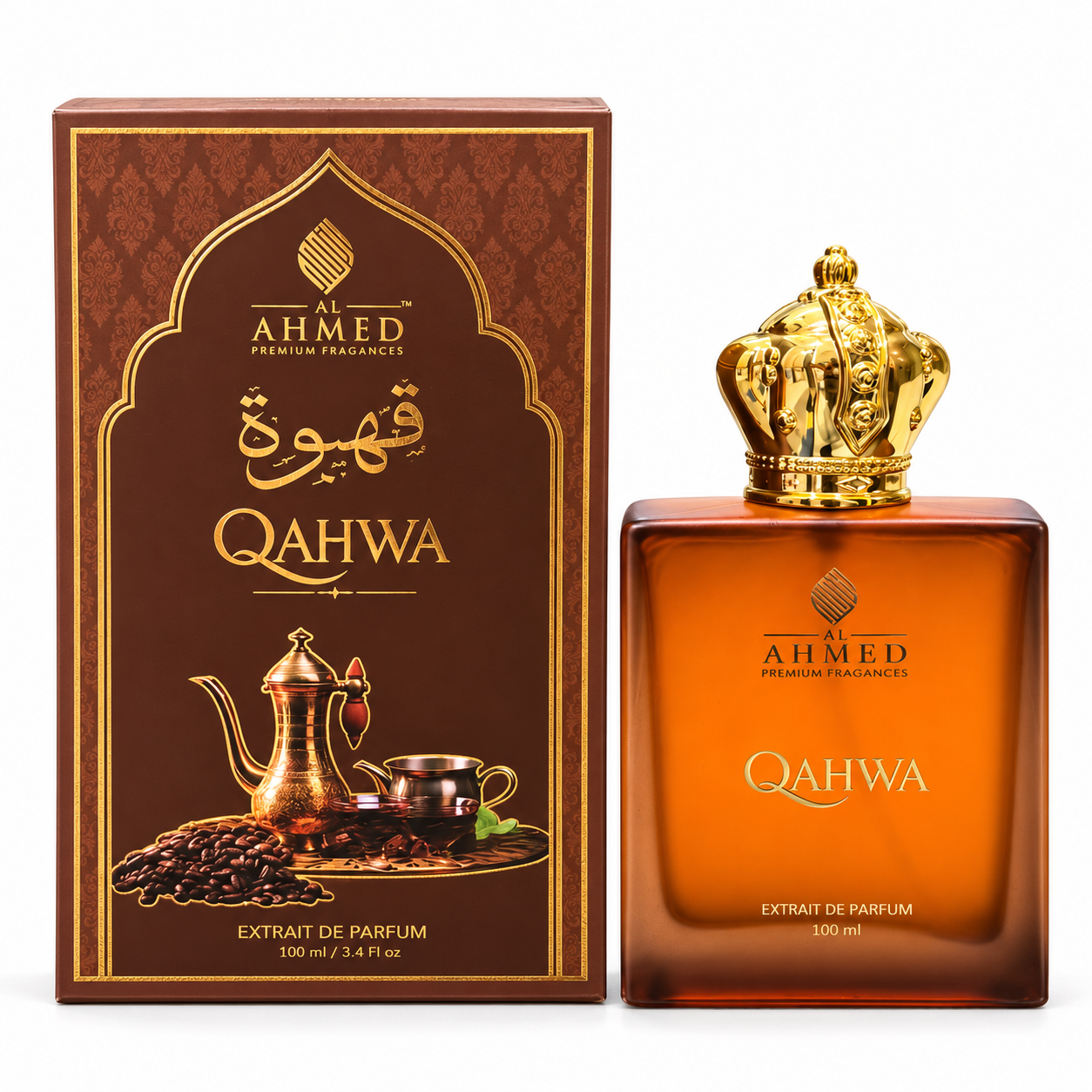 Qahwa | Extrait De Parfum by Al Ahmed – 100ml for Unisex | Long Lasting