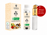 AJ Blue By Al Ahmed (25ml) | LONG LASTING FRAGRANCE PERFUME FOR MEN AND WOMEN | 100% ALCOHOL FREE ATTAR PERFUME | 25ml | Free 6ml Roll on Empty Bottle