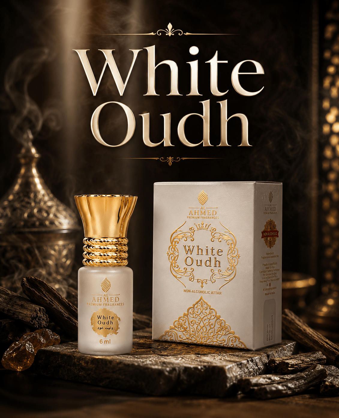 AL AHMED PREMIUM WHITE OUDH ATTAR - Al Ahmed India