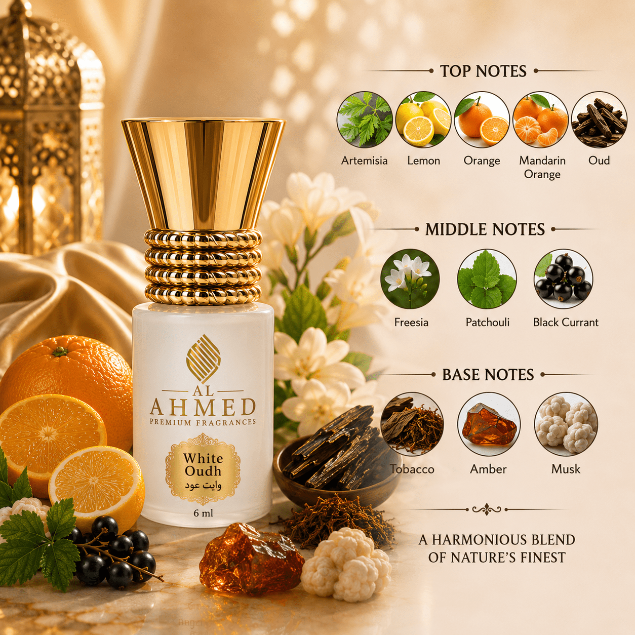 PREMIUM WHITE OUD & ARABIC OUD ATTAR - COMBO OFFER - Al Ahmed India