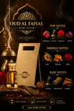Oud Al Faisal – 12ml Premium Roll-On Attar | Signature Creation by Al Ahmed CEO | Long Lasting Luxury Oud Perfume - Al Ahmed India