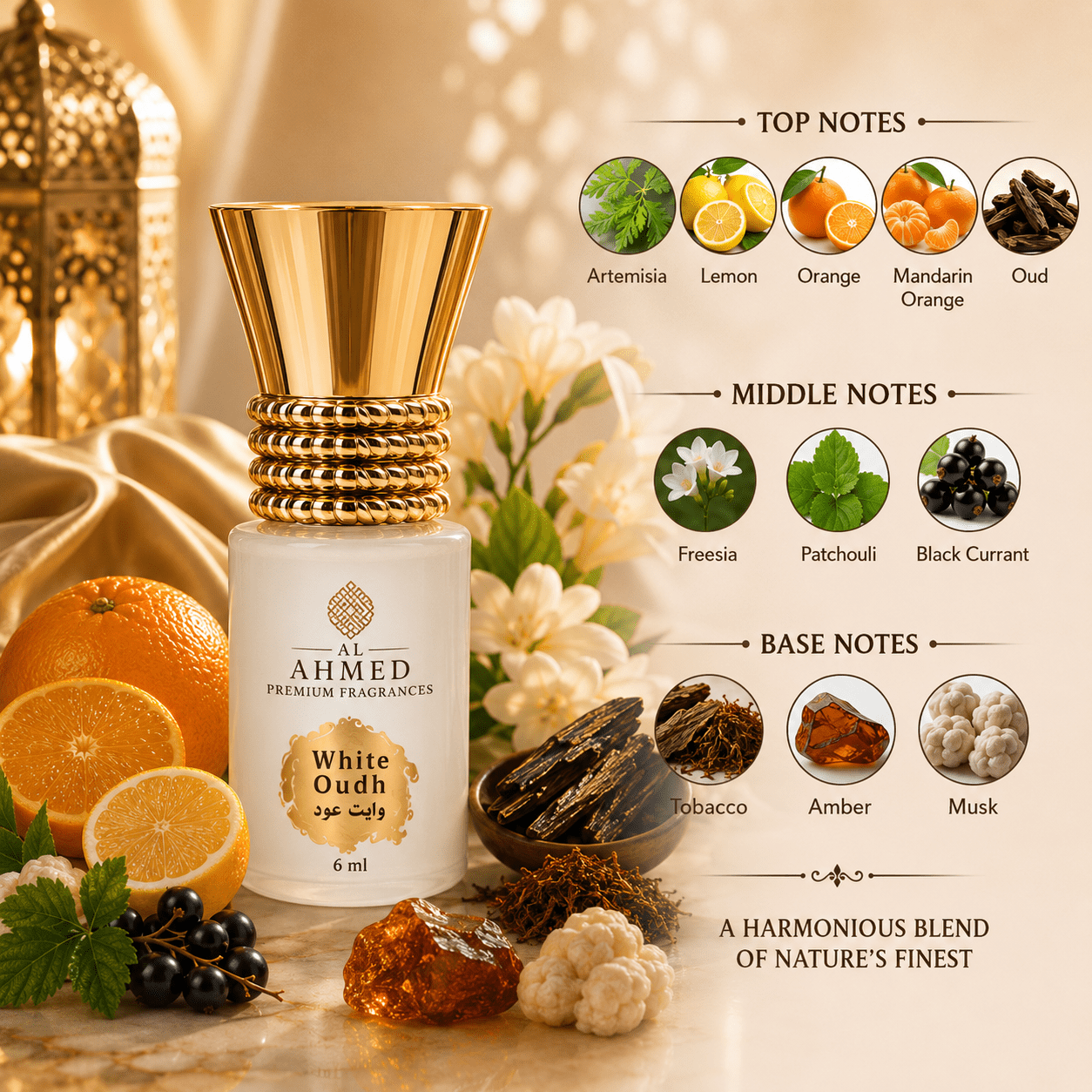 PREMIUM WHITE OUD & ARABIC OUD ATTAR - COMBO OFFER - Al Ahmed India