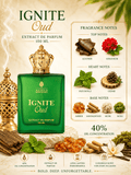 Ignite Oud | Extrait De Parfum by Al Ahmed – 100ml for Unisex | Long Lasting - Al Ahmed India