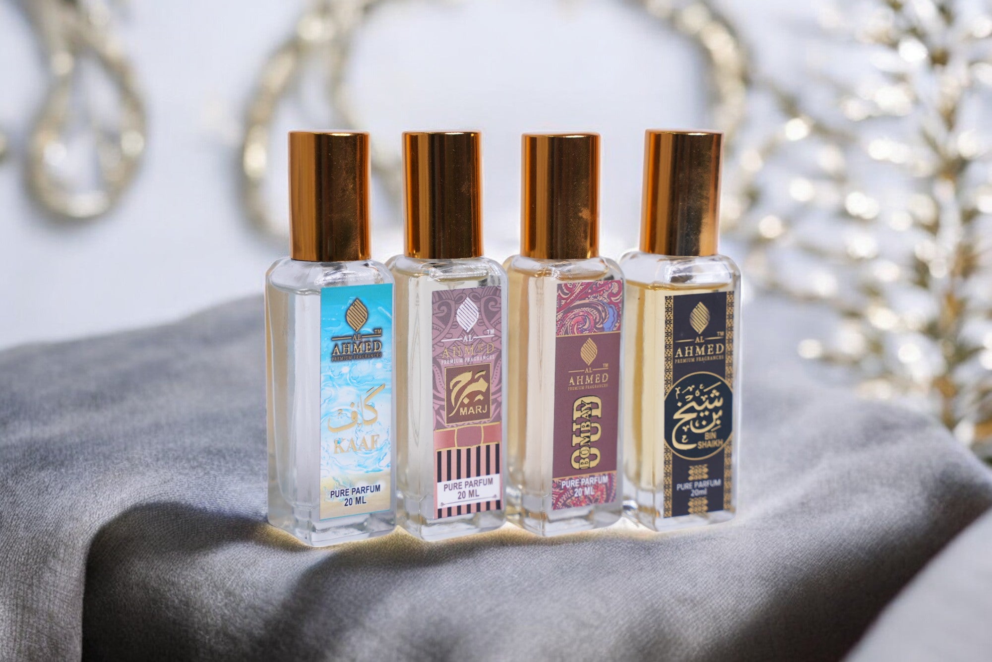 AL AHMED 20ML SIGNATURE COMBO SET – KAAF | MARJ | BOMBAY OUD | BIN SHAIKH