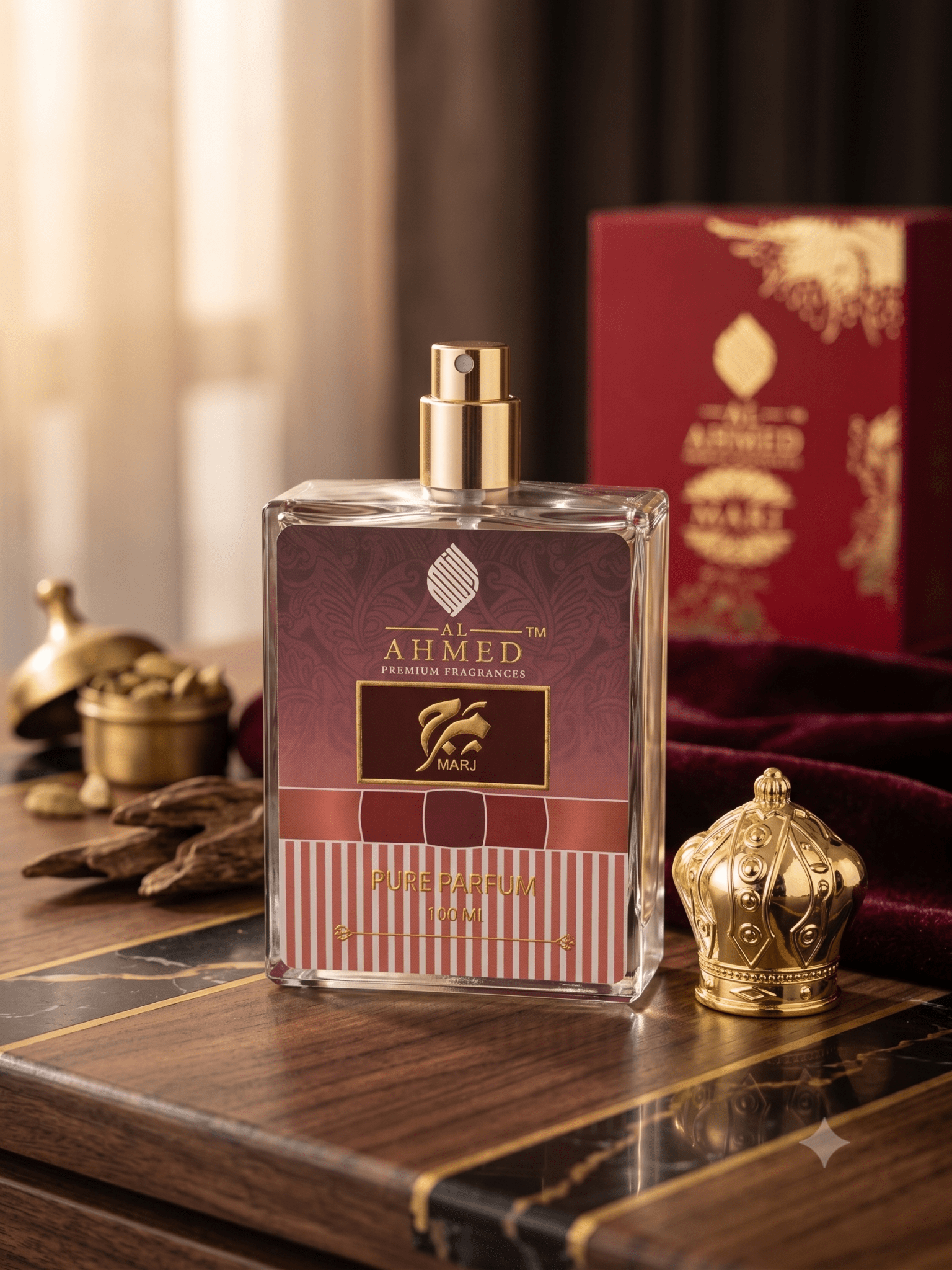 MARJ EDP BY AL AHMED EAU DE PARFUM 100ML FOR MEN & WOMEN EDP LONG LASTING - Al Ahmed India