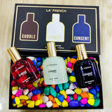 LAFRENCH  Perfume Gift Set for Women 3x30 ML Cuddle Commit & Consent Perfume Scent