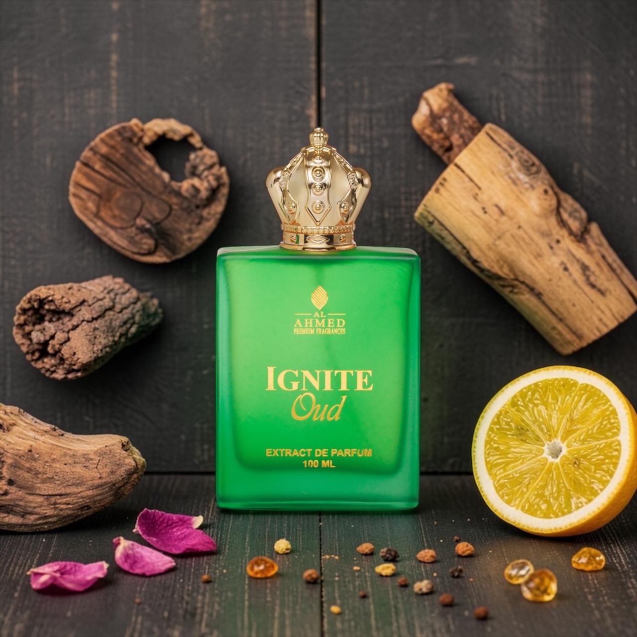 Ignite Oud | Extrait De Parfum by Al Ahmed – 100ml for Unisex | Long Lasting - Al Ahmed India