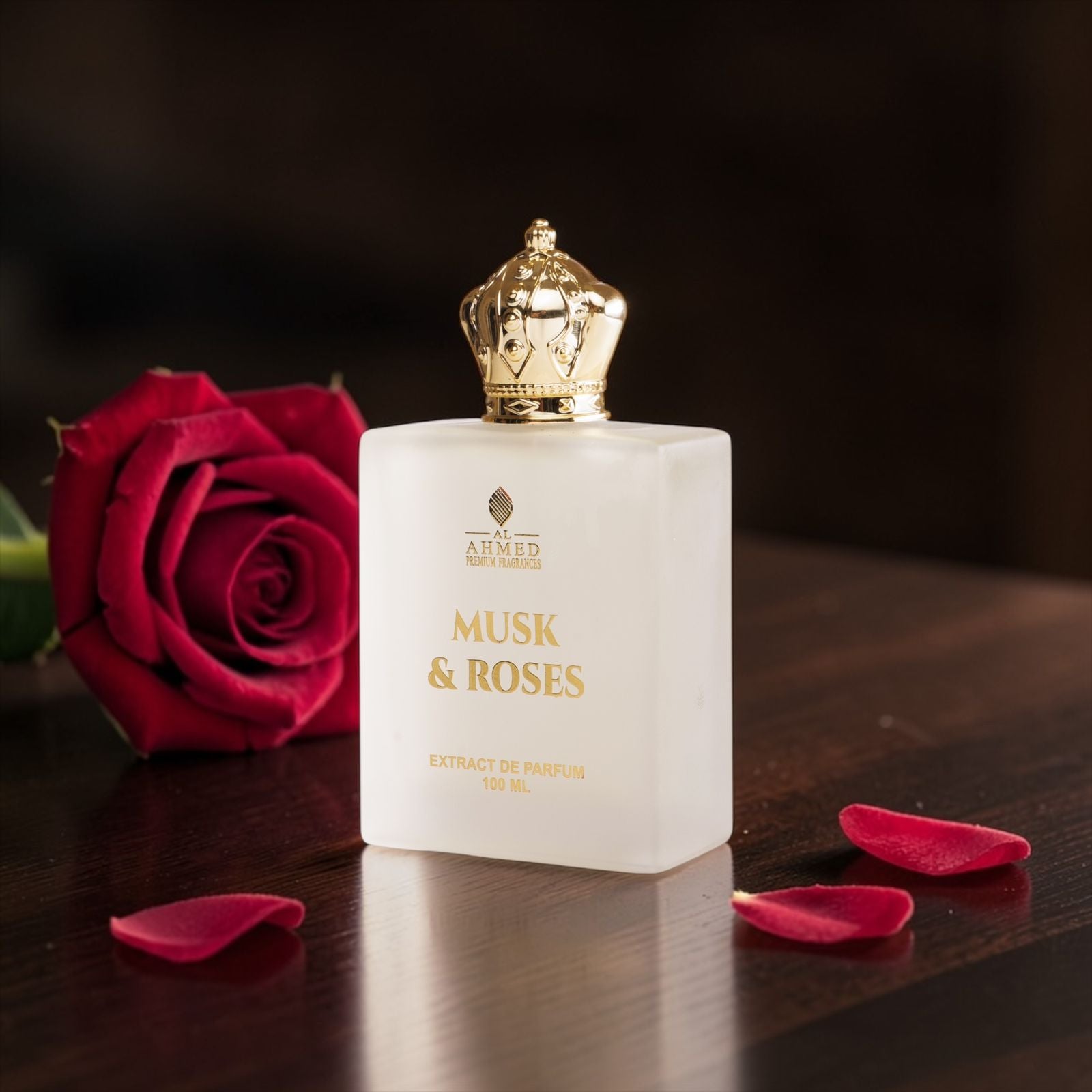 Musk & Roses |  Extrait De Parfum by Al Ahmed – 100ml for Unisex | Long Lasting