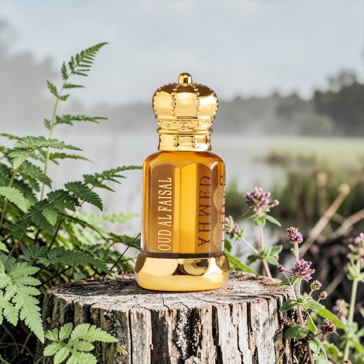 Oud Al Faisal – 12ml Premium Roll-On Attar | Signature Creation by Al Ahmed CEO | Long Lasting Luxury Oud Perfume - Al Ahmed India