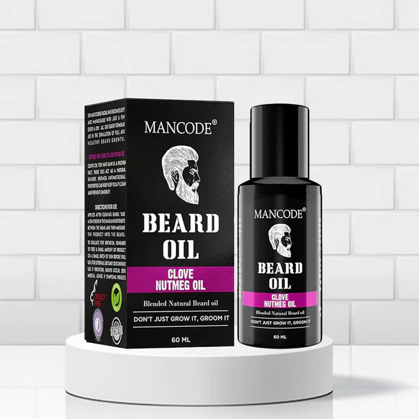 MANCODE Clove And Nutmeg Beard Oil, Hair Oil  (60ml)